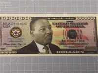 Martin Luther King Jr. Novelty Banknote