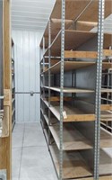 3 SECTION SHELVING UNIT- NO CONTENTS-
BUYER IS
