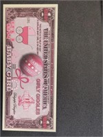It's a girl novelty Banknote