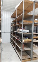 3 SECTION SHELVING UNIT- NO CONTENTS- 
BUYER IS