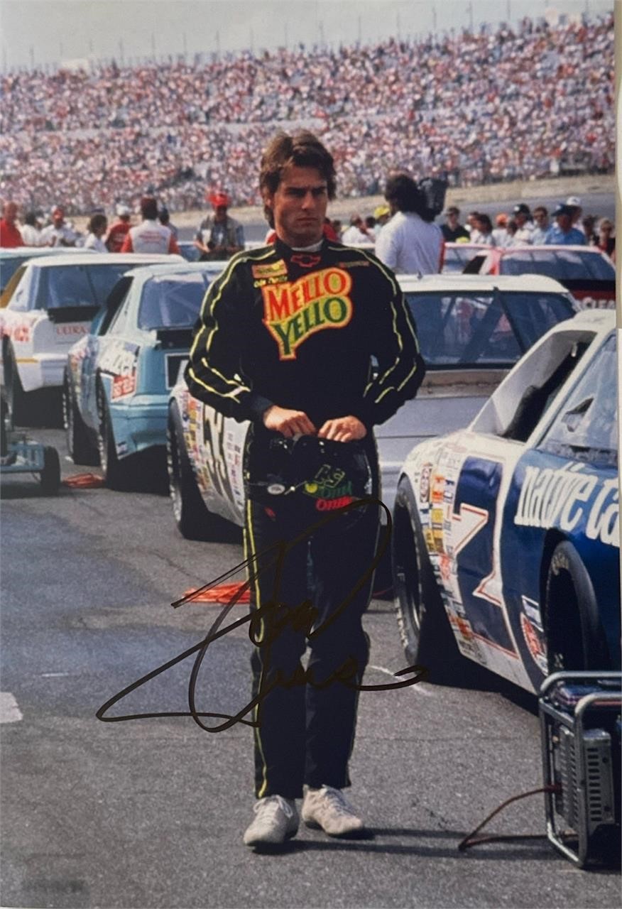 Autograph COA Days of Thunder Photo