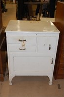 Metal Top Kitchen Cabinet  Vintage