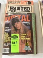 Asst Heavy Metal Posters & Magazines