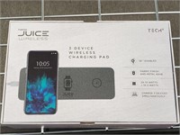 Qi-Enabled 3-Device Wireless Charger