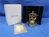 Bulova Circus Carousel Miniature Clock