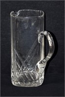 Cut Glass Water Pitcher 8"