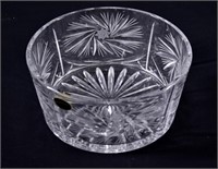 Pinwheel Czechoslaovakia Crystal Fruit Bowl