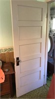 Wood door 30x78 ( bidder to take down)