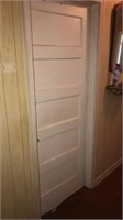 Wood door 30x78 (bidder to remove)