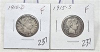 1915-D,S Quarters F