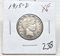 1915-D Quarter XF