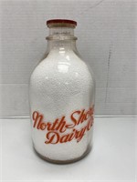 "North Shore Dairy Co" Half Gallon Milk Bottle