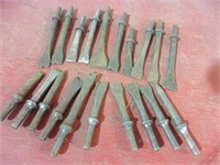 Assorted Air Chisel Tools