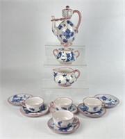 Hand Painted Italian Tea Serving Pieces
