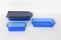 Pyrex Blue Glass Bakeware