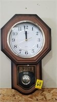 REGULATOR WALL HANGING CLOCK, 18 1/2" L