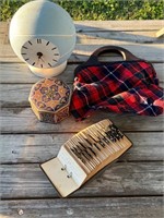 Vintage Rolodex clock and more