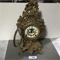Ornate vintage clock, Ansonia Clock Co.