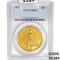 1923 $20 Gold Double Eagle PCGS MS63