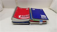 assorted notebooks