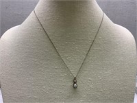 .925 Pendant Marked STS & 20" Chain Necklace