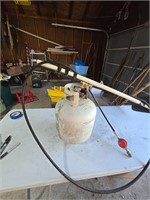 Propane tank and torch