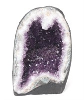 Lovely Polished Natural Amethyst Cathedral Geode 1