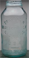 Antique Horlick's Malted Milk Gallon London Jar