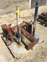 Pallet of Assorted Iron Stands