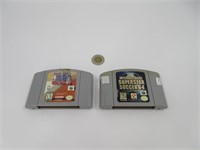 2 jeux Nintendo 64