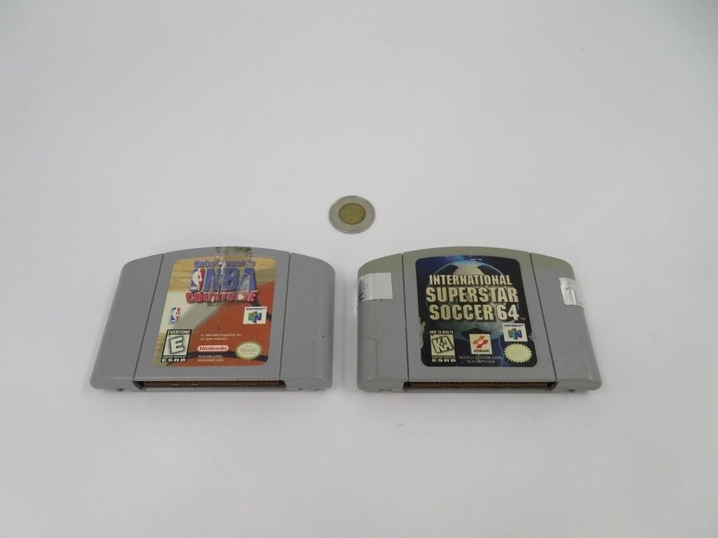 2 jeux Nintendo 64