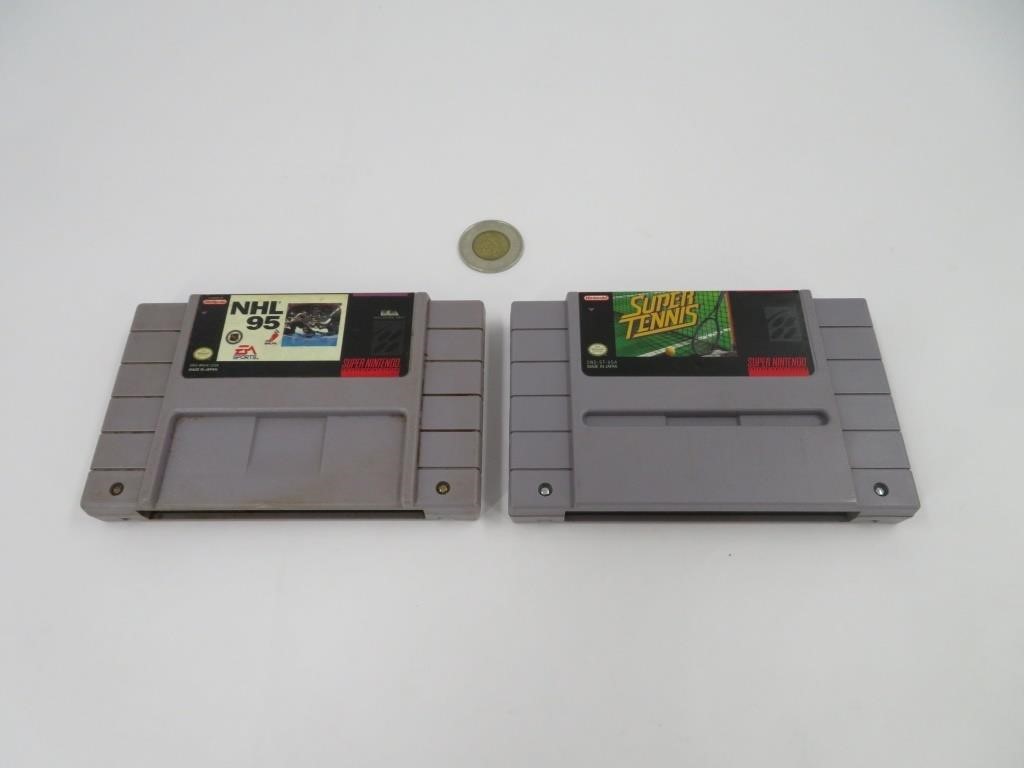 2 jeux Super Nintendo SNES