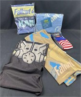 Fallout Loot Crate Air Mattress, Blanket Scarf Etc