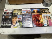 10 assorted movies