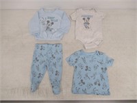 4-Pc Disney Babies 12M Mickey Mouse Set, Short