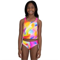 2-Pc Roots Girl's 10 Swimwear Set, Tankini Top and