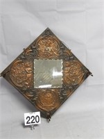 Unique Victorian Mirrored Coat Rack