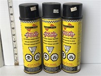 3 cans of Tecumseh heavy duty parts cleaner