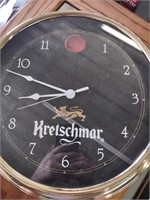 Kretschmar 16" Clock, Battery Operated