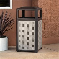 38 Gal. Safco Evos Steel Garbage Can