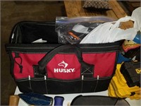 Husky bag full of clamps