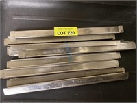 QTY STAINLESS STEEL 12" DIVIDER BARS