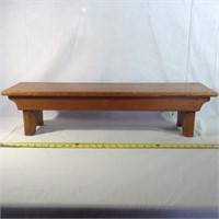 Wooden bench or stool
