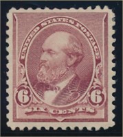 USA #224 MINT FINE-VF H