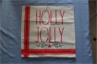 Pillow Cover: Holly Jolly