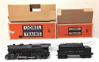 Postwar Lionel O Gauge 2035 2-6-4 w/6466W in boxes