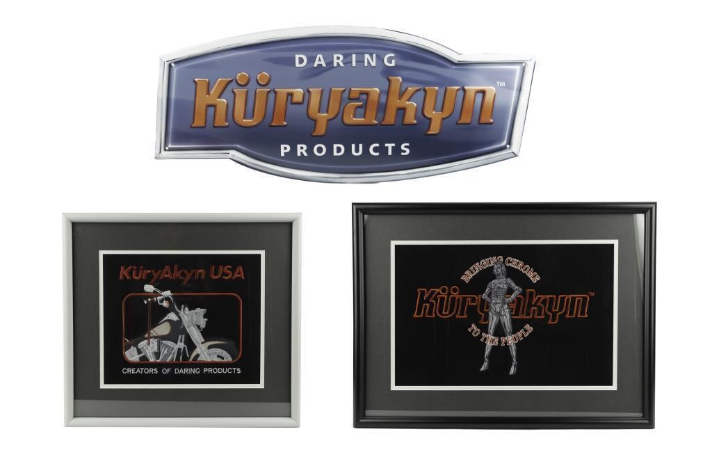 Lot of 3 Kuryakyn Advertising Items