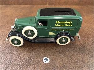 Bank Hemmings Motor News 1922 Van w/key 16