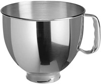 KitchenAid 5Qt. Tilt-Head Polished Steel Bowl+ Lid