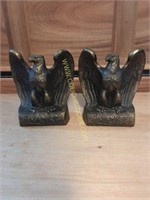 American Eagle Brass Bookends